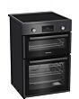 Blomberg HIRN651N 60cm Double Oven Electric Cooker with Induction Hob - Anthracite
