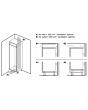 Bosch KIR81NSE0G 54.1cm Built-In Fridge - White