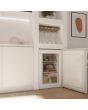Hoover HONUQ2L58EWHK 54.5cm Low Frost Undercounter Freezer - White