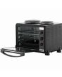 Russell Hobbs RUS22780 Black Mini Oven With Hot Plates Fan Oven 