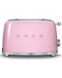 Smeg TSF01PKUK Pink Toaster 2 Slice 