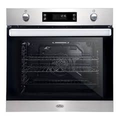 Belling BI602MFPY Black And St/St 60Cm Built-In Multifunction+™ Oven With Gas Cut-Out