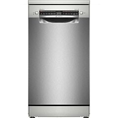 Bosch SPS4HMI14G Stainless Steel Series 4, Free-Standing Dishwasher, 45 Cm, Brushed Steel Anti-Finge