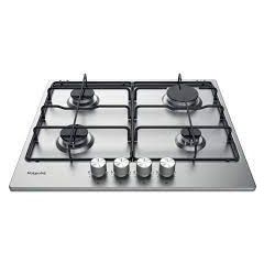 Hotpoint PPH60PFIXUK 59cm Gas Hob - Stainless Steel