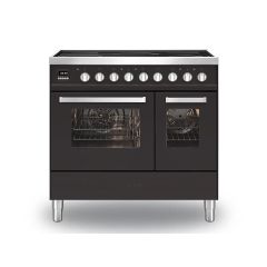 Ilve LDBI09WMP/MG Matt Graphite Torino 90 Twin Induction