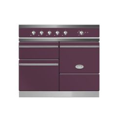 Lacanche LMVI1053CTAUBBSS Plum Modern Macon 1000Mm With Induction Hob, Brushed Stainless Steel Trim 