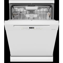 Miele G5811SC BW Brilliant White Active Plus Freestanding Dishwasher With Cutlery Tray - Optimum Dry