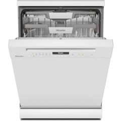 Miele G7040SC B/W Brilliant White Full Size Freestanding Dishwasher With Autodos