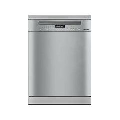 Miele G7600SC Clean Steel Autodos Freestanding Dishwasher With Cutlery Tray