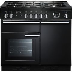 Rangemaster 92600 Black Professional Plus 100 Wide Dual Fuel 