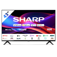 Sharp 2T-C43GD2225K  43"  Full HD Frameless Smart Roku TV