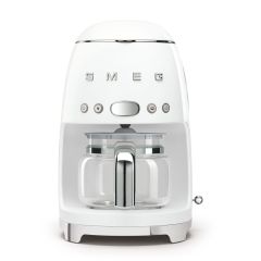 Smeg DCF02WHUK White Drip 50S Style Coffee Machine With Filter