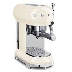 Smeg ECF01CRUK Cream 50S Style Cream Espresso Coffee Machine