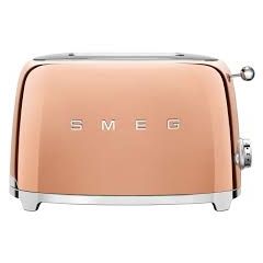 Smeg TSF01RGUK Rose Gold 2 Slice Toaster