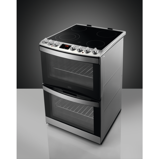 AEG CCB6740ACM CIB6740ACM SteamBake Ceramic Double Electric Cooker