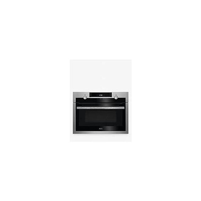 Aeg KME525800M Black / Silver Microwave And Grill With Clean Enamel Cleaning