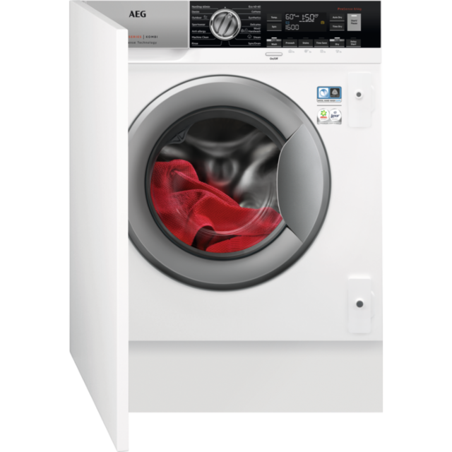 AEG L7WC8632BI 7000 DualSense Built-In 8kg/4kg Washer Dryer