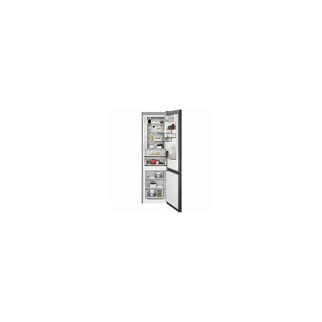 Aeg RCB736E5MB Black Freestanding 60/40 Fridge Freezer - 201Cm High