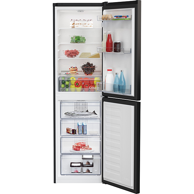 Beko CCFM3582B 54cm 50/50 Frost Free Fridge Freezer - Black