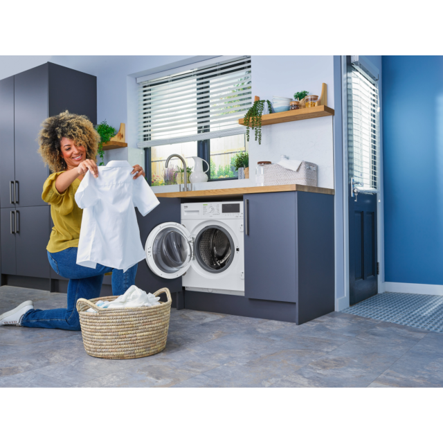 Beko WDIK752421F 7/5kg 1200rpm Integrated RecycledTubâ„¢ Washer Dryer - White