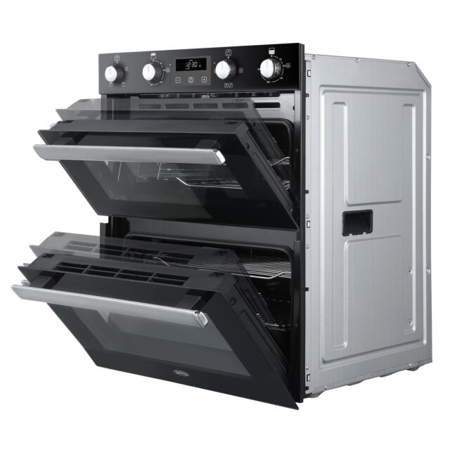 Belling BI702FP Black Built Under Electric Double Oven