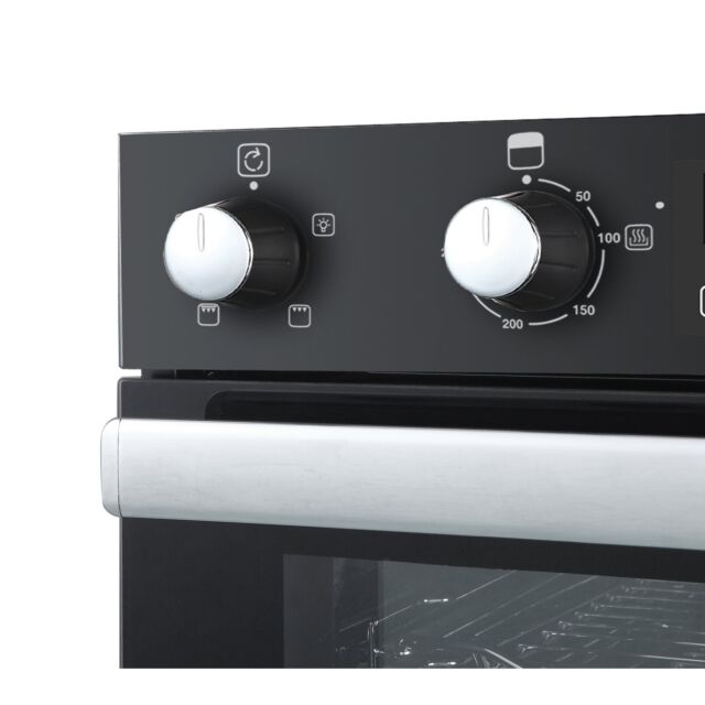 Belling BI702FP Black Built Under Electric Double Oven
