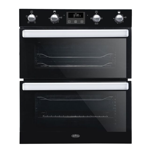 Belling BI702FP Black Built Under Electric Double Oven