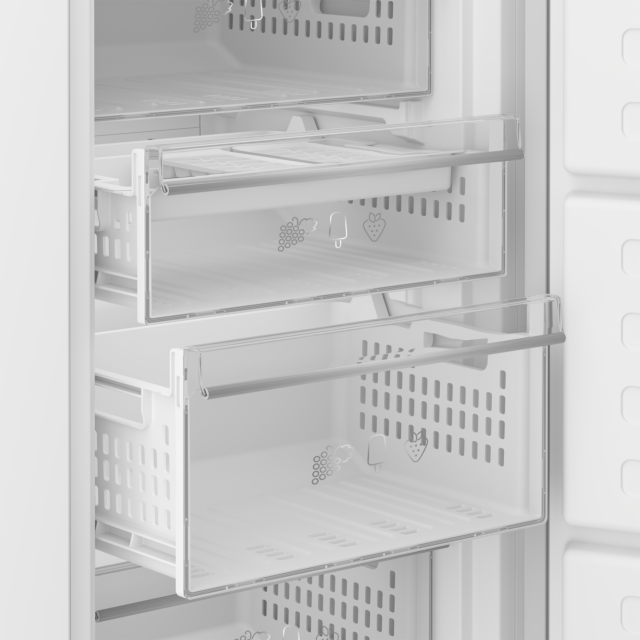 Blomberg FNT3454I 54cm Integrated Frost Free Tall Freezer - White