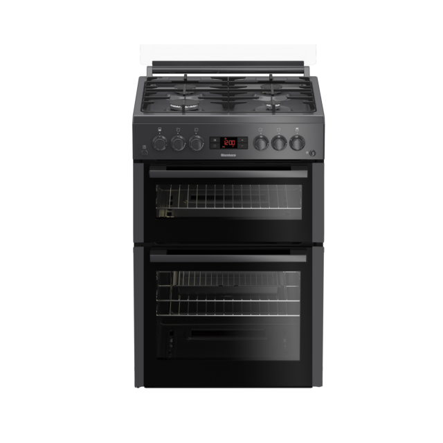 Blomberg GGN65N 60cm Double Oven Gas Cooker with Gas Hob - Anthracite