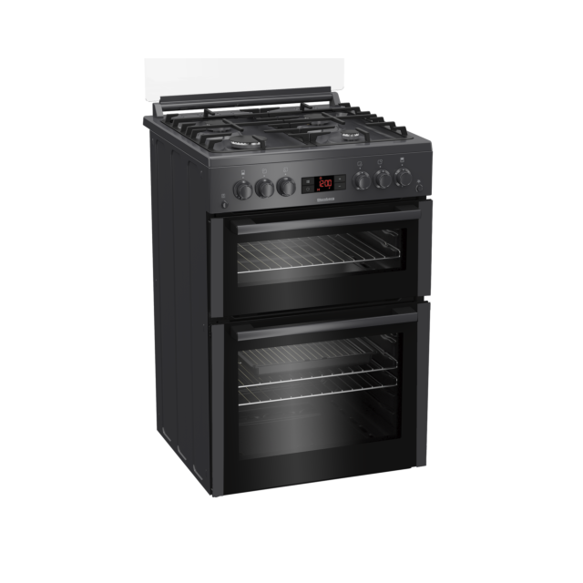 Blomberg GGN65N 60cm Double Oven Gas Cooker with Gas Hob - Anthracite