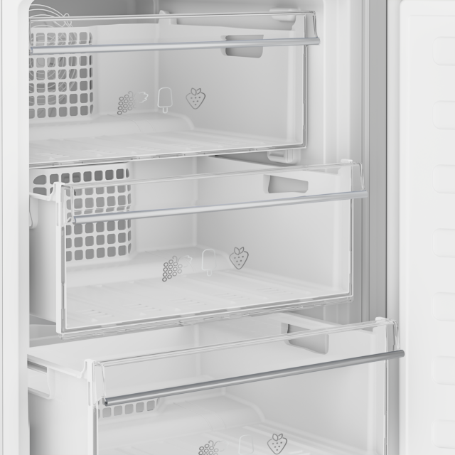 Blomberg KGM4553PS 54cm 50/50 Frost Free Fridge Freezer - Stainless Steel effect