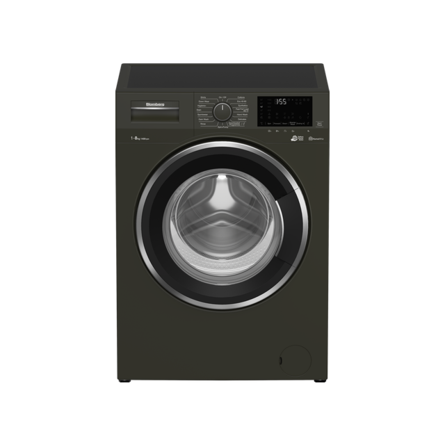 Blomberg LWF184420G 8kg 1400 Spin Washing Machine with Fast Full Load - Graphite