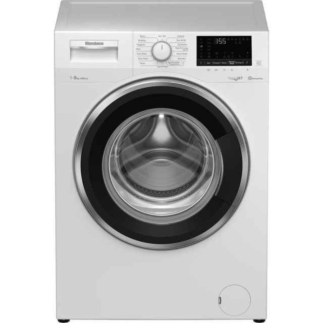 Blomberg LWF194520QW 9kg 1400 Spin Washing Machine with RapidJet technology - White