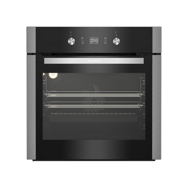 Blomberg OEN9331XP 59.4cm Built In Pyrolytic Electric Single Oven - Stainless Steel