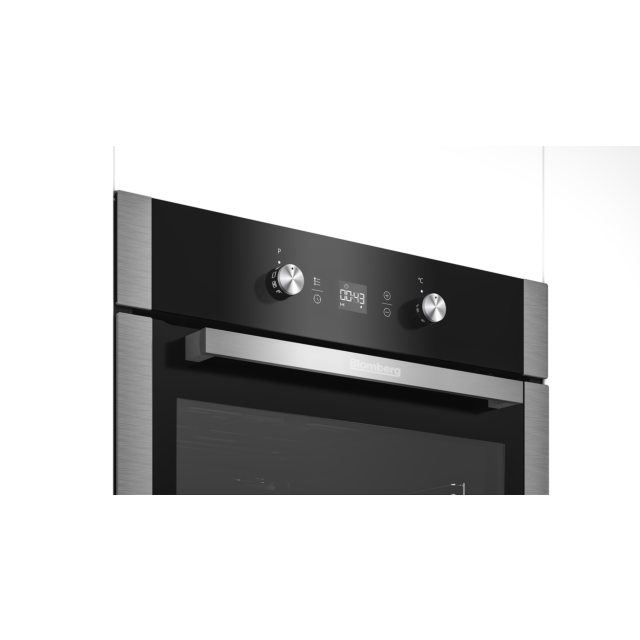 Blomberg OEN9331XP 59.4cm Built In Pyrolytic Electric Single Oven - Stainless Steel