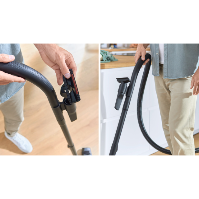 Bosch BGL38BA3GB Serie 4 ProEco 850W Bagged Cylinder Vacuum Cleaner - Black