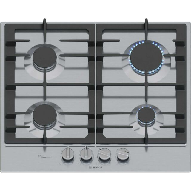 Bosch PCP6A5I90 Stainless Steel Series 6, Gas Hob, 60Cm 