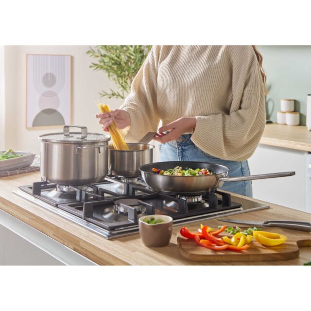 Bosch PCP6A5I90 Stainless Steel Series 6, Gas Hob, 60Cm 