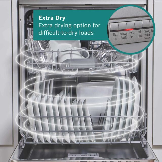 Bosch SMH4HTX11G Built-In Series 4 Fully-Integrated Dishwasher 60 Cm With Cutlery Basket - Variable 