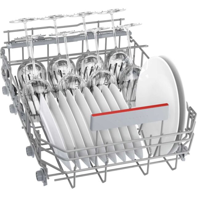 Bosch SPS4HMI14G Stainless Steel Series 4, Free-Standing Dishwasher, 45 Cm, Brushed Steel Anti-Finge