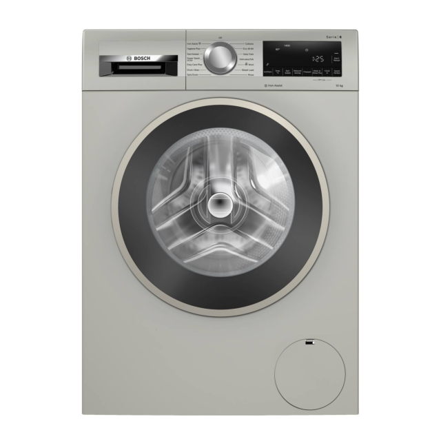 Bosch WGG254ZSGB 10kg 1400 Spin Washing Machine - Silver Inox