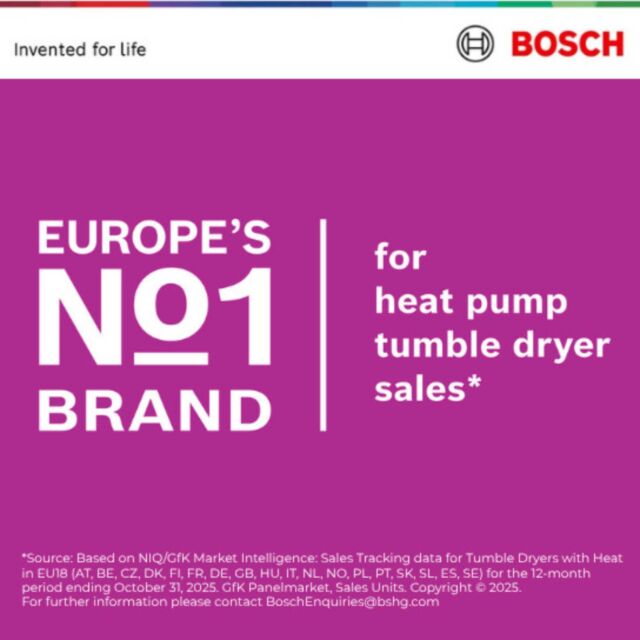 Bosch WQG245R2GB Cast Iron Grey Series 6, Heat Pump Tumble Dryer, 9 Kg