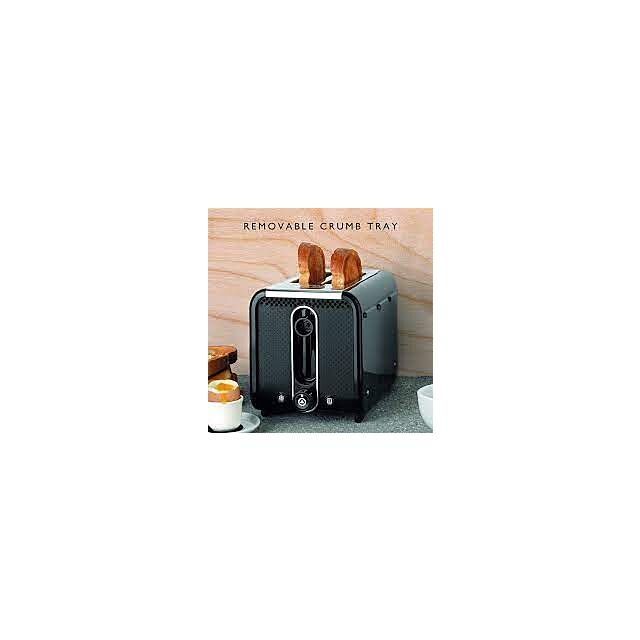 Dualit DA2641 Black 2 Slice Black Studio Toaster
