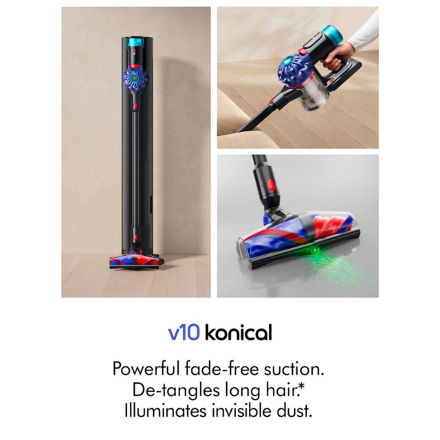 Dyson V10KONICALNEW Dyson V10 Konical&trade; vacuum cleaner + Auto-empty Dok&trade; - | Dyson | Brands | Members Site