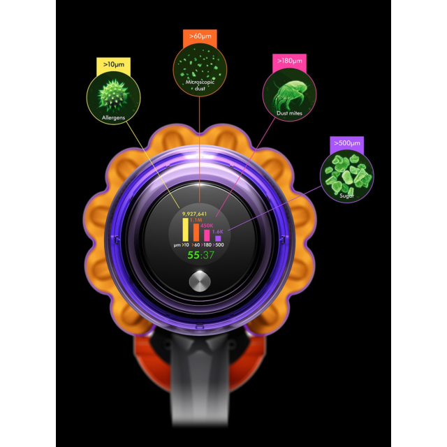 Dyson V15DETECTABS V15 Detect Absolute Cordless Stick Cleaner - 60 Minute Run Time