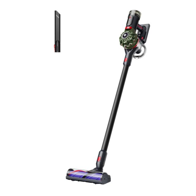 Dyson V8CYCLONENEW Black And Green Cordless Vacuum - 60 Minutes Run Time - Black/Green