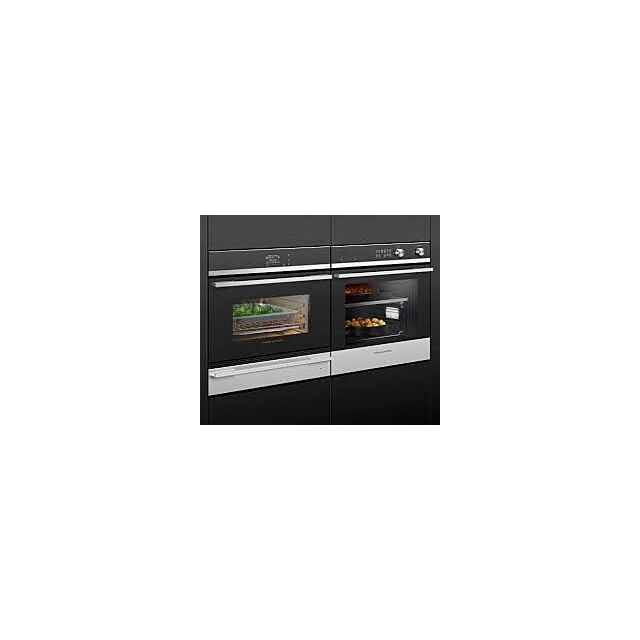 Fisher Paykel OS60NDB1 Black Glass Built In Combi Steam Oven 60Cm 