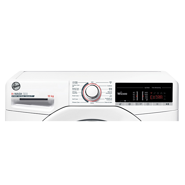 Hoover H3W4105TE 10kg 1400 Spin Washing Machine with NFC Connection - White