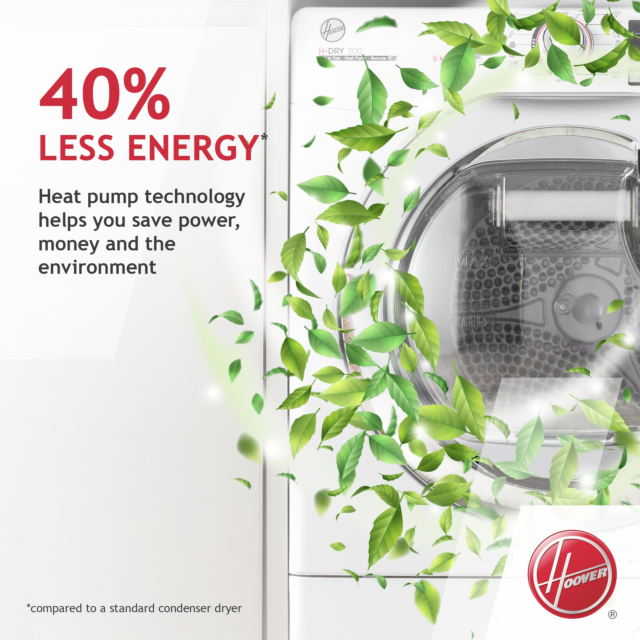 Hoover HLE H9A2DE HLEH9A2DE 9kg Heat Pump Tumble Dryer