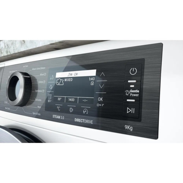 Hotpoint H8W946WBUK 9kg 1400 Spin Washing Machine - White